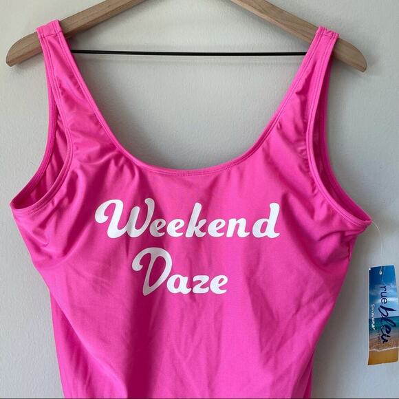 Rue Bleu by Rue21 Hot Pink Weekend Daze One Piece - Picture 3 of 6